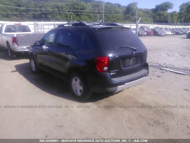 2CKDL63F166084933 - 2006 PONTIAC TORRENT BLACK photo 3