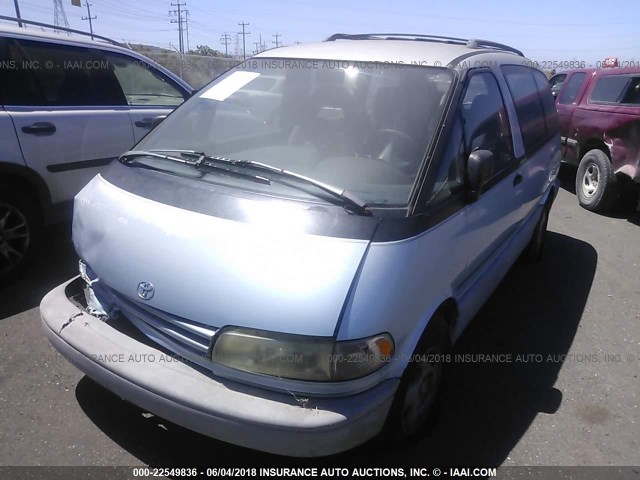 JT3AC11R1N1007673 - 1992 TOYOTA PREVIA DLX BLUE photo 2