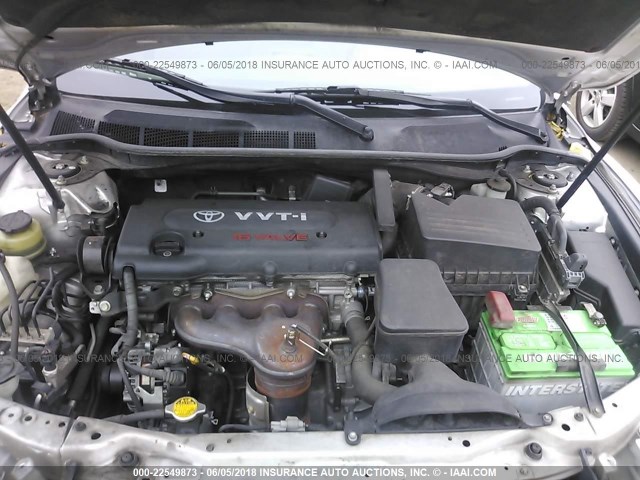 4T4BE46K29R049783 - 2009 TOYOTA CAMRY SE/LE/XLE 银色 照片 10