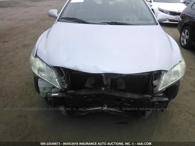 4T4BE46K29R049783 - 2009 TOYOTA CAMRY SE/LE/XLE 银色 照片 6