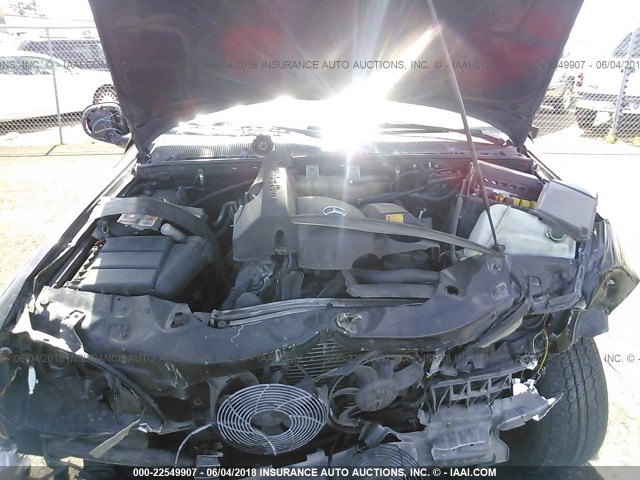 4JGAB54E0WA033113 - 1998 MERCEDES-BENZ ML 320 BLACK photo 10