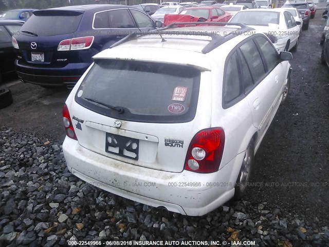 JM1BJ245421504801 - 2002 MAZDA PROTEGE PR5 白色 照片 4