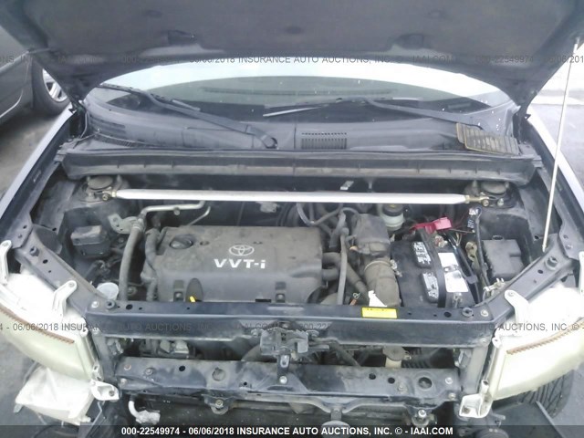 JTLKT324664071890 - 2006 TOYOTA SCION XB შავი ფოტო 10
