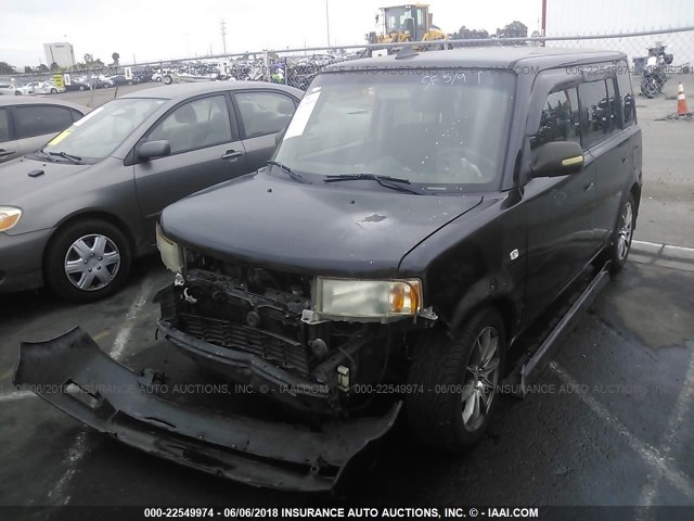 JTLKT324664071890 - 2006 TOYOTA SCION XB შავი ფოტო 2