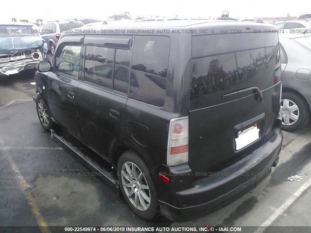JTLKT324664071890 - 2006 TOYOTA SCION XB შავი ფოტო 3