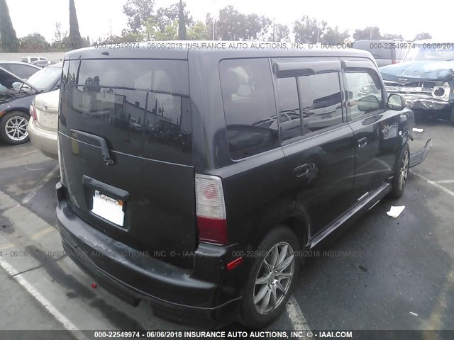 JTLKT324664071890 - 2006 TOYOTA SCION XB შავი ფოტო 4