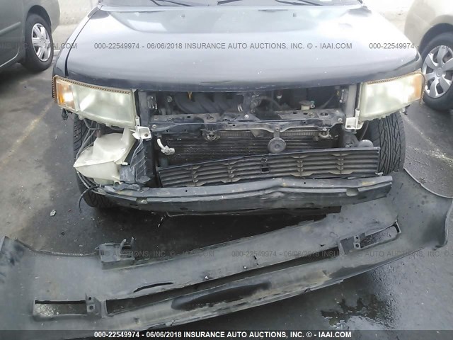 JTLKT324664071890 - 2006 TOYOTA SCION XB შავი ფოტო 6