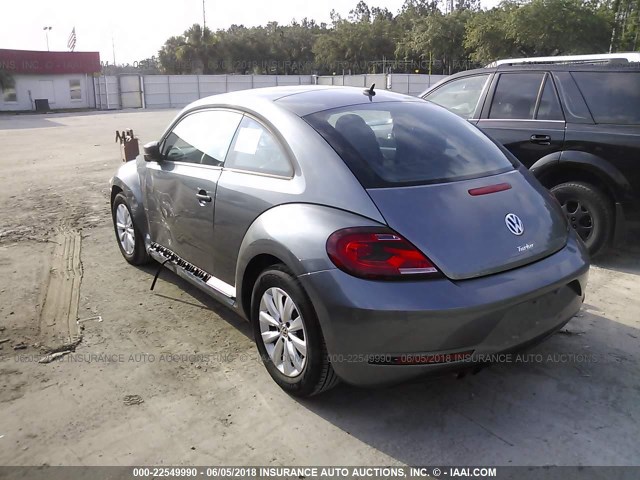 3VWF17AT1HM615686 - 2017 VOLKSWAGEN BEETLE 1.8T/S/CLASSIC/PINK GRAY photo 3