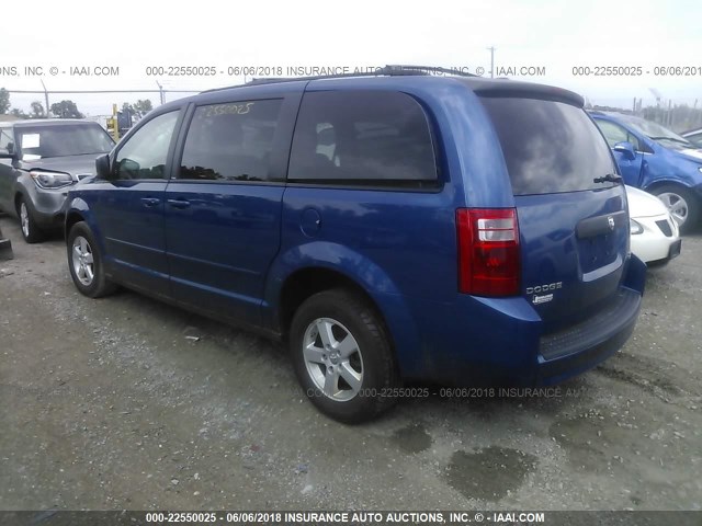 2D4RN3D1XAR418962 - 2010 DODGE GRAND CARAVAN HERO BLUE photo 3