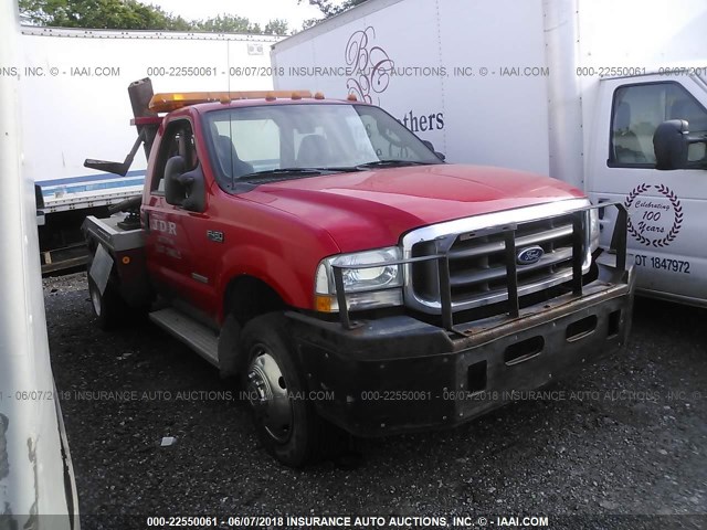 1FDXF46P63EB50335 - 2003 FORD F450 SUPER DUTY RED photo 1