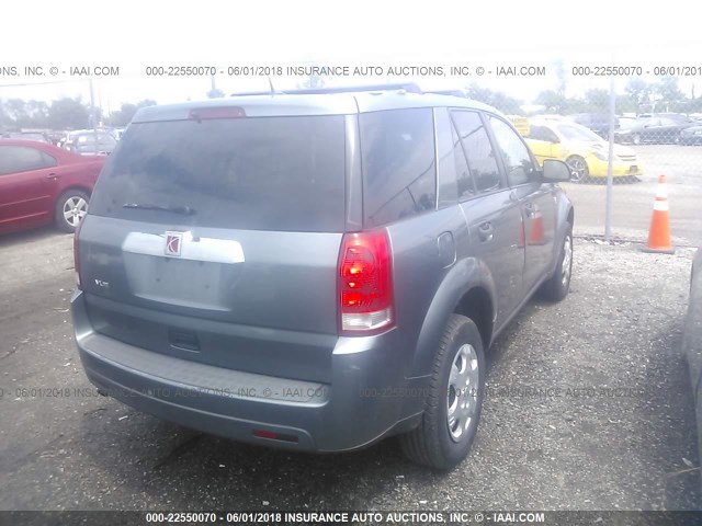 5GZCZ23D96S880401 - 2006 SATURN VUE GRAY photo 4