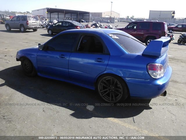 JF1GD70694L519459 - 2004 SUBARU IMPREZA WRX STI BLUE photo 3