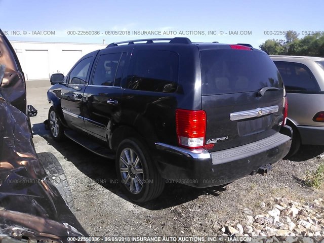 1A8HW58227F564611 - 2007 CHRYSLER ASPEN LIMITED Noir photo 3