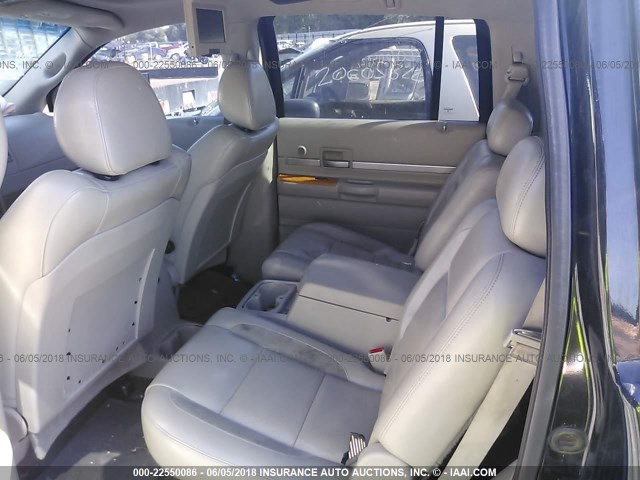 1A8HW58227F564611 - 2007 CHRYSLER ASPEN LIMITED Noir photo 8