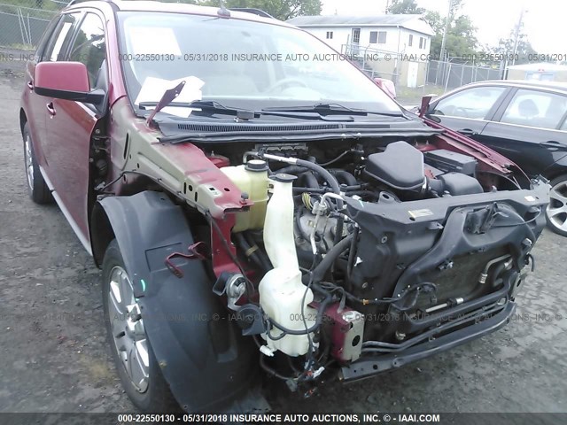 2FMDK49C47BB67563 - 2007 FORD EDGE SEL PLUS RED photo 6