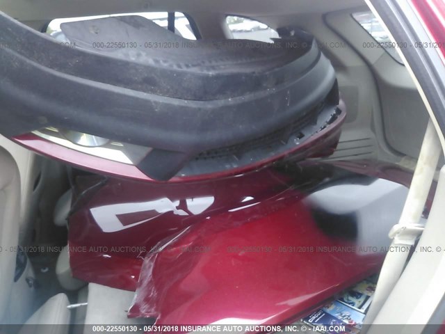 2FMDK49C47BB67563 - 2007 FORD EDGE SEL PLUS RED photo 8