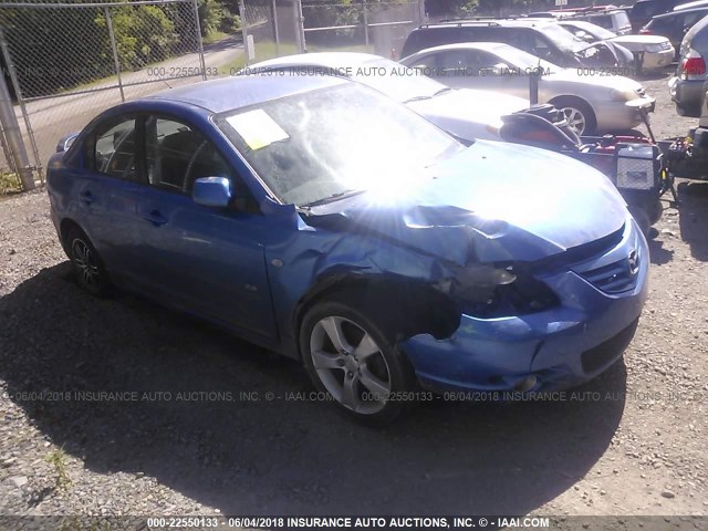 JM1BK123951244604 - 2005 MAZDA 3 S BLUE photo 1