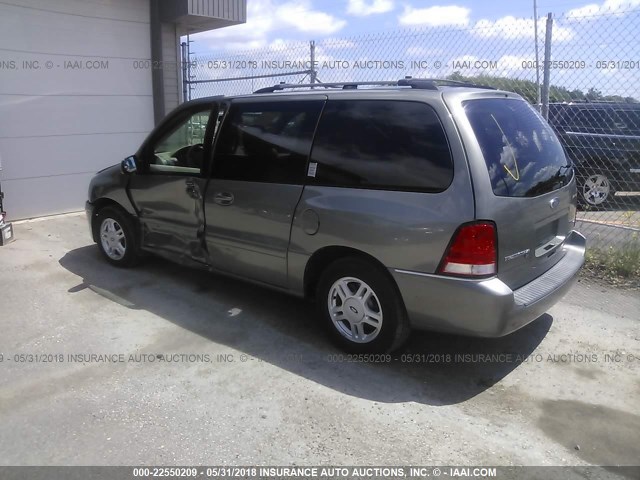 2FMZA52215BA81236 - 2005 FORD FREESTAR SEL GREEN photo 3