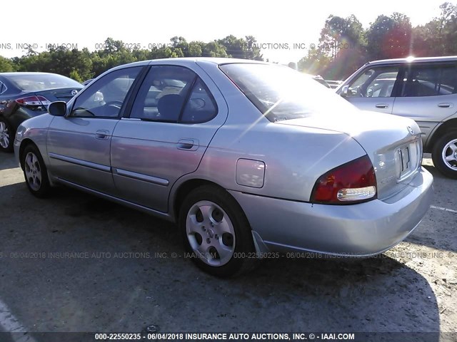 3N1CB51D03L780856 - 2003 NISSAN SENTRA XE/GXE GRAY photo 3