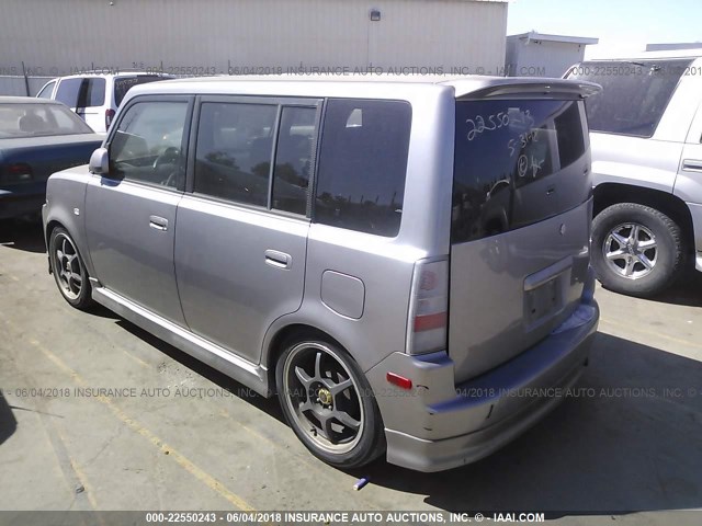 JTLKT334754004793 - 2005 TOYOTA SCION XB ვერცხლისფერი ფოტო 3