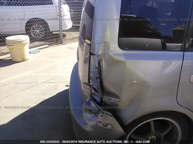 JTLKT334754004793 - 2005 TOYOTA SCION XB ვერცხლისფერი ფოტო 6