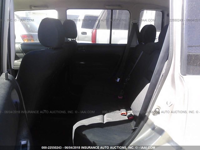 JTLKT334754004793 - 2005 TOYOTA SCION XB ვერცხლისფერი ფოტო 8