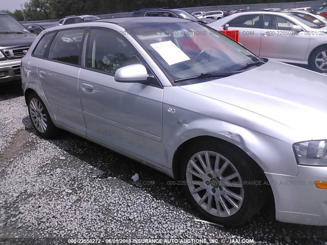 WAUNF78P26A171184 - 2006 AUDI A3 2.0 PREMIUM SILVER photo 6