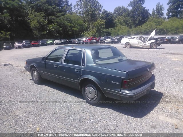 1G4AG55N1P6453984 - 1993 BUICK CENTURY SPECIAL GREEN photo 3