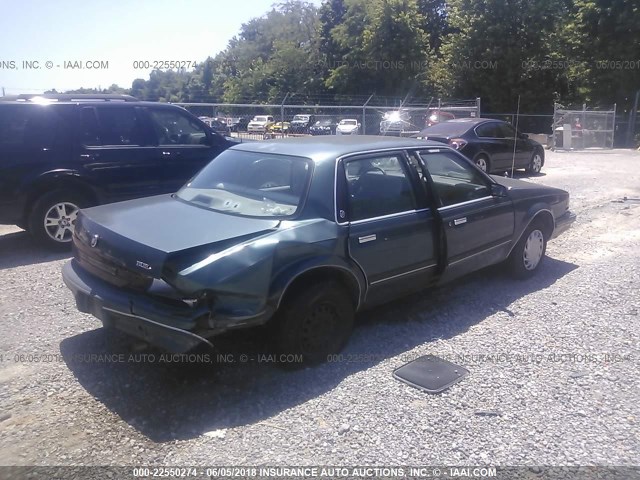 1G4AG55N1P6453984 - 1993 BUICK CENTURY SPECIAL GREEN photo 4