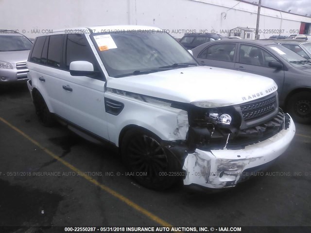 SALSF2D40BA287605 - 2011 LAND ROVER RANGE ROVER SPORT HSE WHITE photo 1