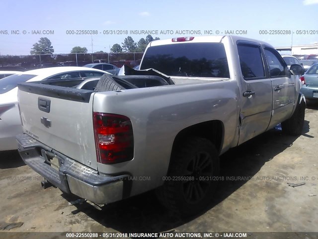 3GCEK13M98G140365 - 2008 CHEVROLET SILVERADO K1500 SILVER photo 4