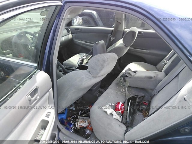4T1BE32K53U662997 - 2003 TOYOTA CAMRY LE/XLE/SE ლურჯი ფოტო 8