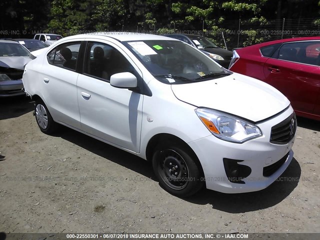 ML32F3FJ5HHF08993 - 2017 MITSUBISHI MIRAGE G4 ES თეთრი ფოტო 1