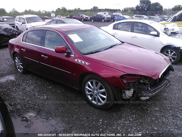 1G4HE57Y46U123634 - 2006 BUICK LUCERNE CXS RED photo 1