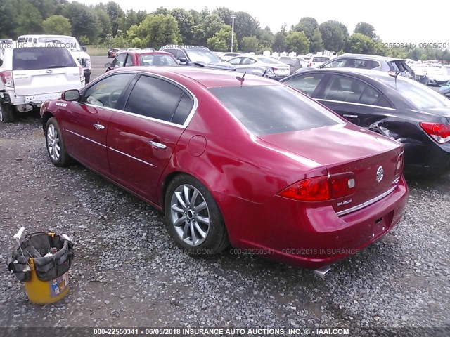 1G4HE57Y46U123634 - 2006 BUICK LUCERNE CXS RED photo 3