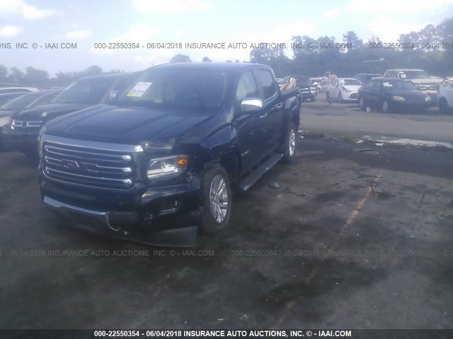 1GTG6DE31G1104511 - 2016 GMC CANYON SLT BLACK photo 2