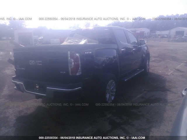 1GTG6DE31G1104511 - 2016 GMC CANYON SLT BLACK photo 4