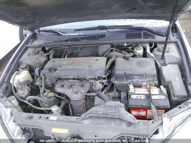 4T1BE32K55U577919 - 2005 TOYOTA CAMRY LE/XLE/SE 银色 照片 10