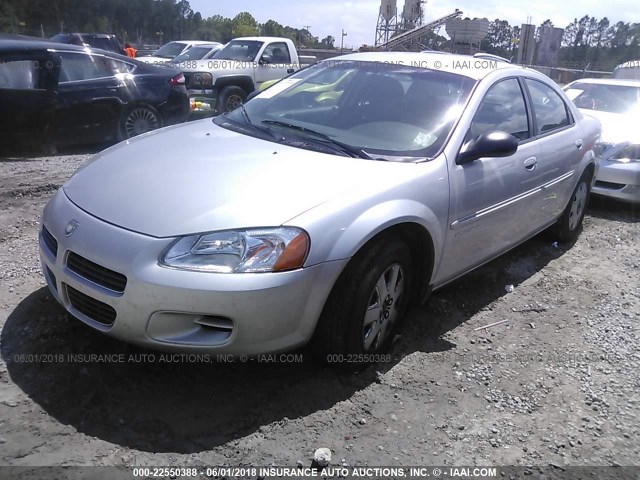 1B3AJ46X11N616518 - 2001 DODGE STRATUS SE SILVER photo 2