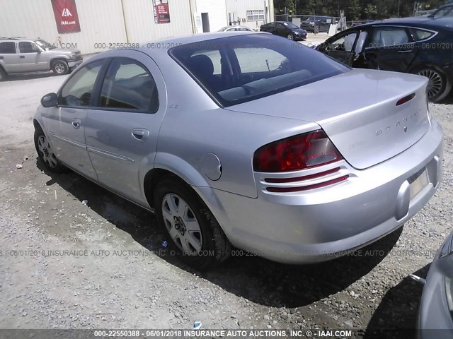 1B3AJ46X11N616518 - 2001 DODGE STRATUS SE SILVER photo 3