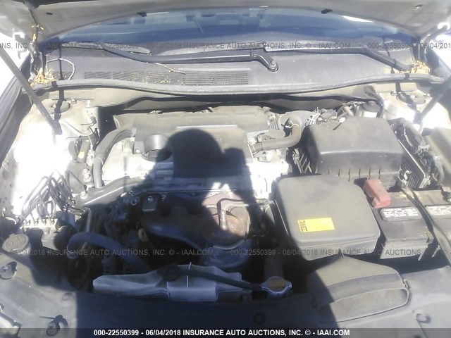 4T1BF1FK3CU192335 - 2012 TOYOTA CAMRY SE/LE/XLE 银色 照片 10