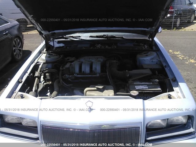 1C3XV66R5ND742553 - 1992 CHRYSLER NEW YORKER FIFTH AVENUE BLUE photo 10