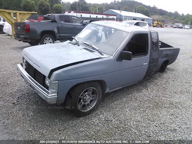 1N6SD16S0LC382414 - 1990 NISSAN D21 KING CAB BLACK photo 2