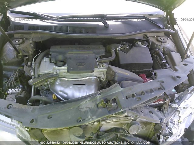 4T1BF1FK6CU106872 - 2012 TOYOTA CAMRY SE/LE/XLE 黑色 照片 10