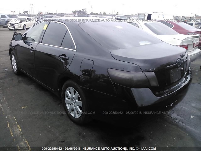 JTNBB46K373044775 - 2007 TOYOTA CAMRY NEW GENERAT HYBRID BLACK photo 3