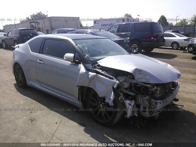 JTKJF5C78E3076539 - 2014 TOYOTA SCION TC 灰色 照片 1