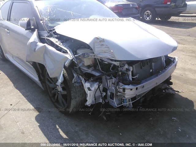 JTKJF5C78E3076539 - 2014 TOYOTA SCION TC 灰色 照片 6