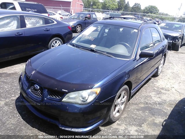 JF1GG67686H808829 - 2006 SUBARU IMPREZA 2.5I SPORTS WAGON Dark Blue photo 2