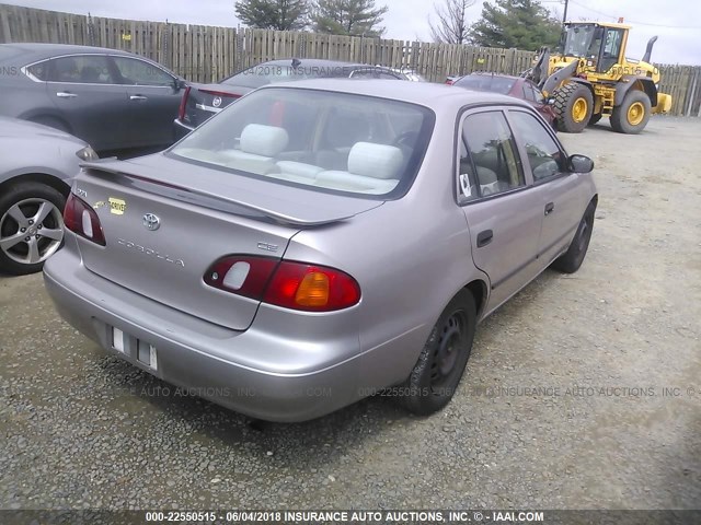 2T1BR12E7XC259582 - 1999 TOYOTA COROLLA VE/CE/LE GRAY photo 4