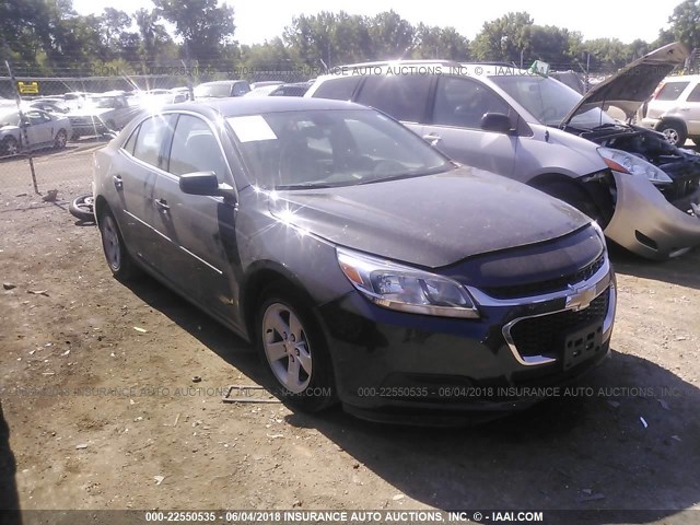 1G11B5SL4EF168191 - 2014 CHEVROLET MALIBU LS BLACK photo 1